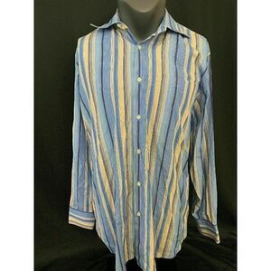 Hugo Boss Striped Long Sleeve Dress Shirt